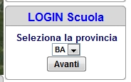 selezione provincia selezione provincia