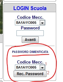 recupero password recupero password